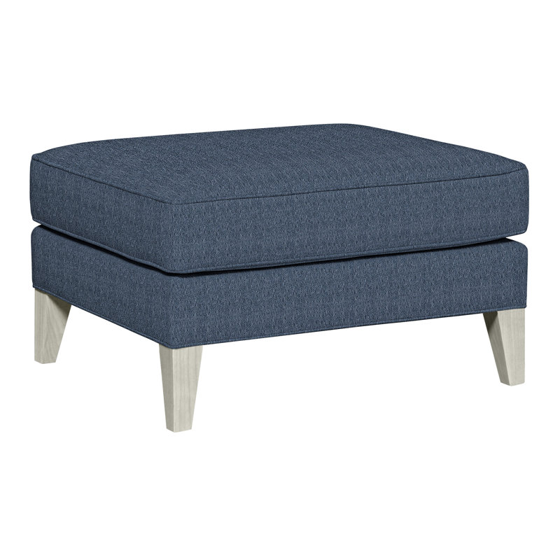 Burlingame Upholstered Ottoman, Worthy Snow, Navajo