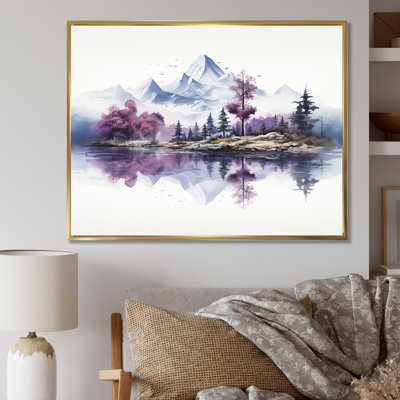 " Mountain Fushia Peak Harmonies I "
