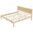 King Platform Bed Frame with Headboard
