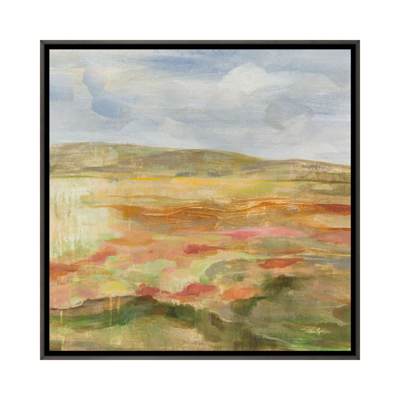 Paysage de jade - reproduction d'art murale encadrée, Gris, Reproduction encadrée sans passe-partout, H 18 po x l 18 po
