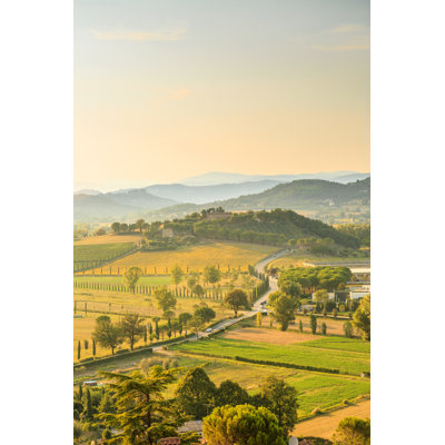 Brooklane Umbria Hills - Wrapped Canvas Print