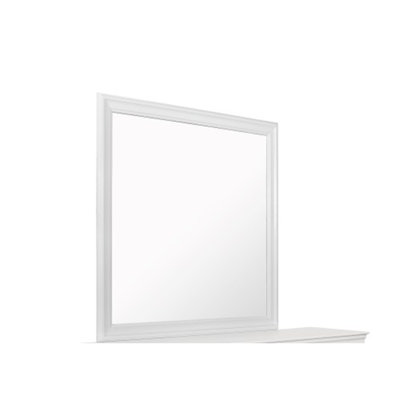 Miroir blanc métallique
