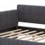 Grand lit plateforme tapissier avec USB et lit gigogne multifonctionnel-1742977805