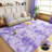 Super Soft Tie-Dyed StarPurple Rug 5x7 ft, Oversized Living Room Rug, Thick Pile Rug, Fluffy Tufted Room Rug For Room Bedroom Large Cozy Fuzzy Rug Room Home Decor Aesthetic Soft Non Slip Rug Decor Aesthetic, Christmas Decor, Halloween Decor-1444655733