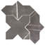 Istanbul Templar Shield With Cross 8-3/8 In. X 8-3/8 In. Porcelain Floor And Wall Tile Kit-1338727599