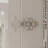 78.7'' H X 141.7'' W 5-Tier Bookcase With Drawers And Glass Doors
