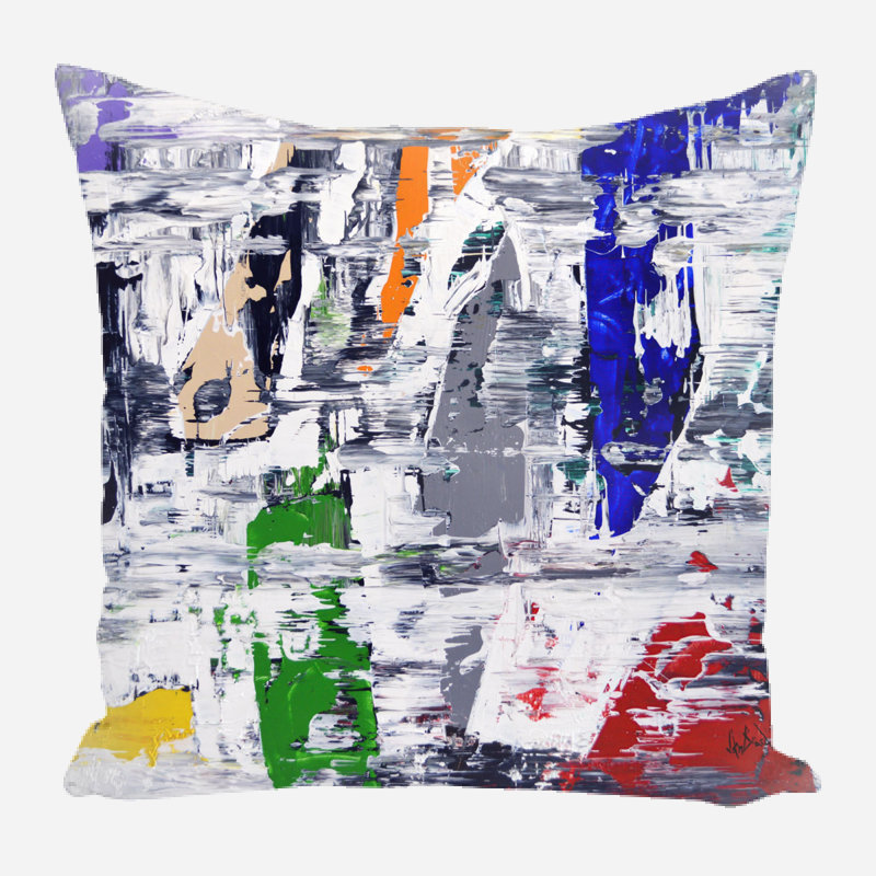 Decorative Linen Throw Pillow Linen Throw Pillow, 9" x 9"