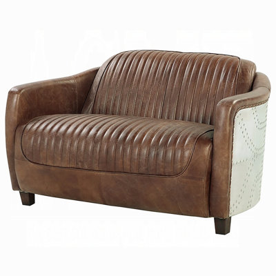 Causeuse en cuir Brancaster
