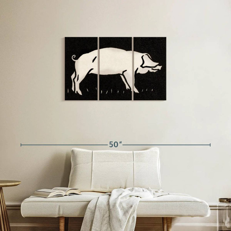 Pig 1923, 20" H x 33" W