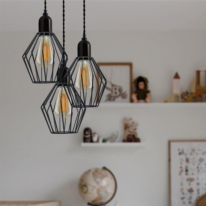 3 - Light Black Pendant
