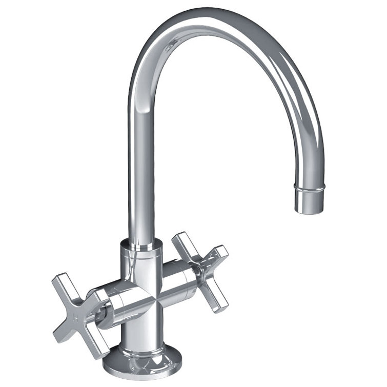 Fleetwood Lever 3-Hole Basin Mixer With Click Clack Drain