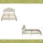 Lit plateforme tapissier avec tête de lit ajustable, rembourré en tissu de lin, lit plateforme de style simple et moderne sans sommier, assemblage facile-1969608964-1969608965