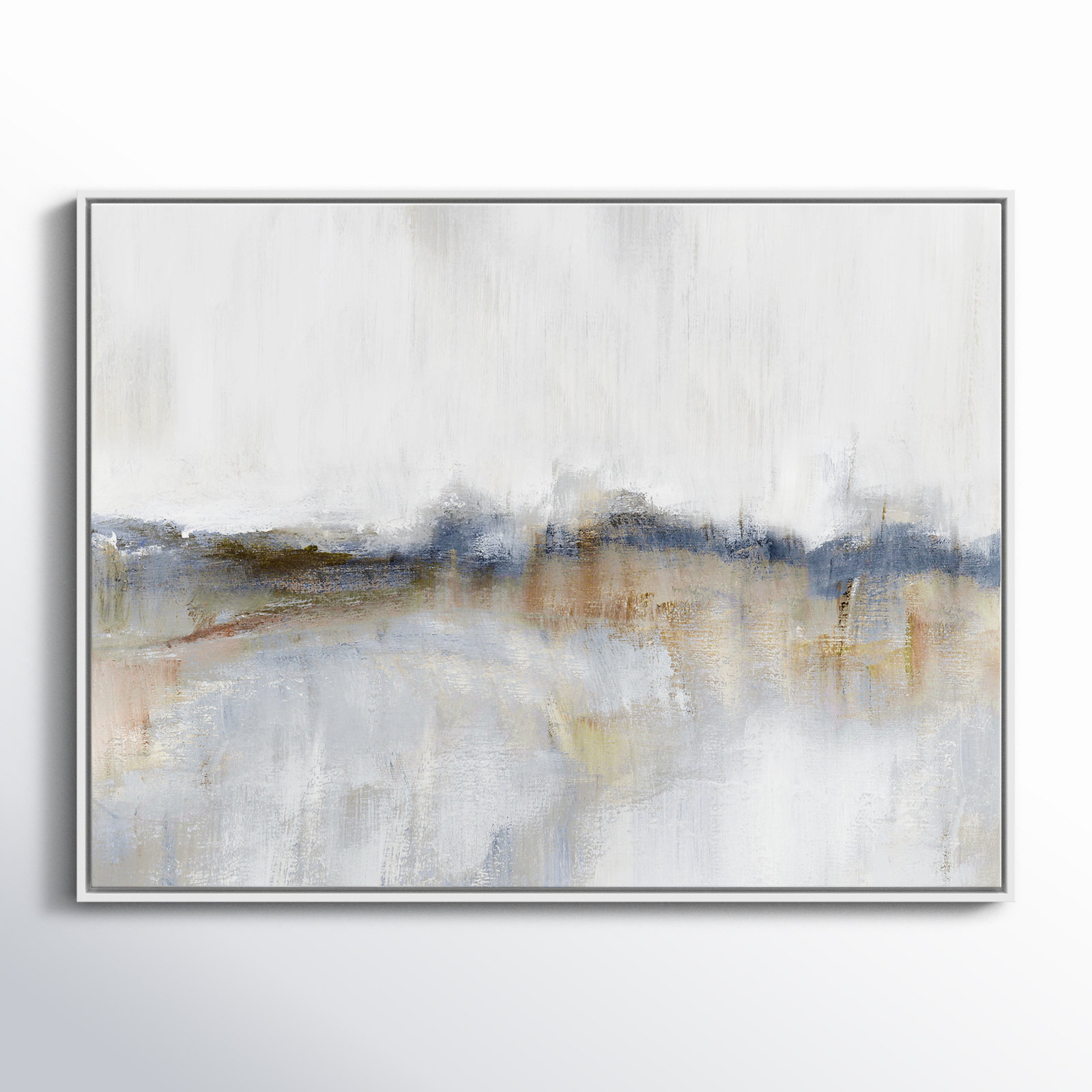 Autumnal Tide Print by Nan, 31.5" H x 41.5" W, White