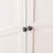 34.6" Metal Pantry Cabinet With Adjustable Shelves - Freestanding Kitchen Storage Organizer With Easy-Grip Handles
