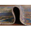 Tapis traditionnel mauve en laine 6 x 9