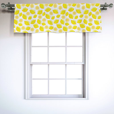 Sateen Ruffled Window Valance