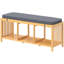 5 Pair Shoe Storage Bench
