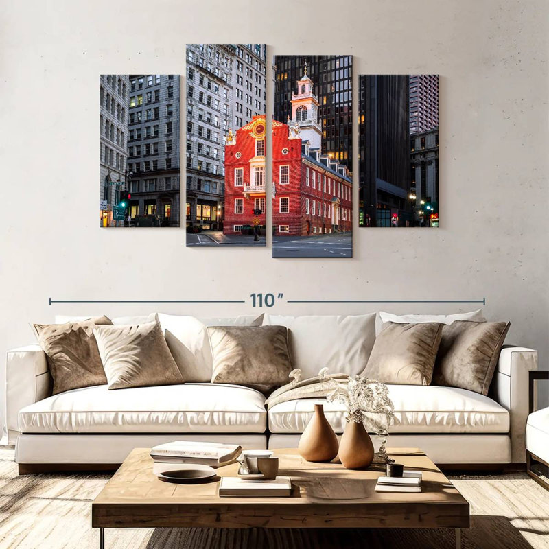 Nicci Boston Old State House, 54" H x 84" W