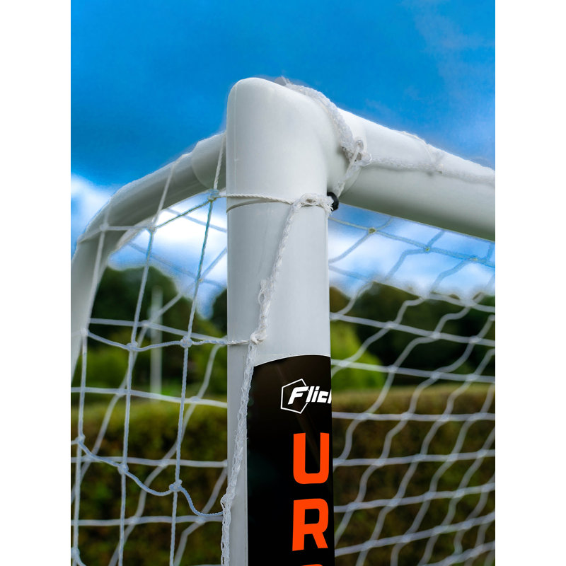 Football Flick Urban UPVC Football/Soccer Goal, 182.88 cm H x 121 cm W x 121 cm D