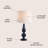 Marlee 28" Glass/Metal LED Table Lamp-1605651286