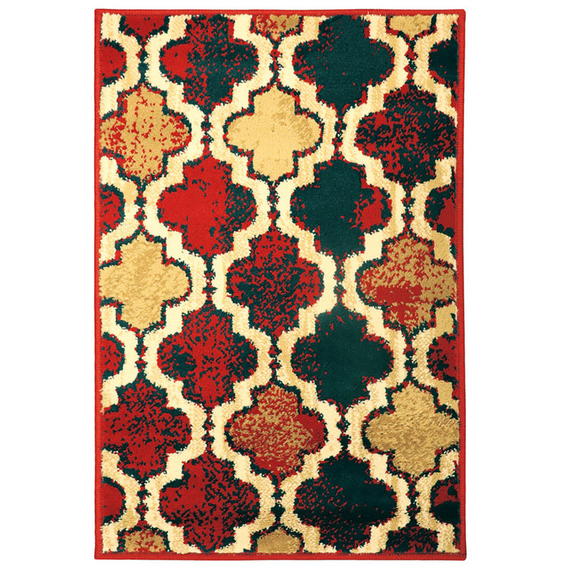 Jenniya Moroccan Indoor Rug, Rectangle 5' x 8'