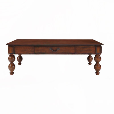 Rectangular Wooden Coffee Table with Storage Drawer
