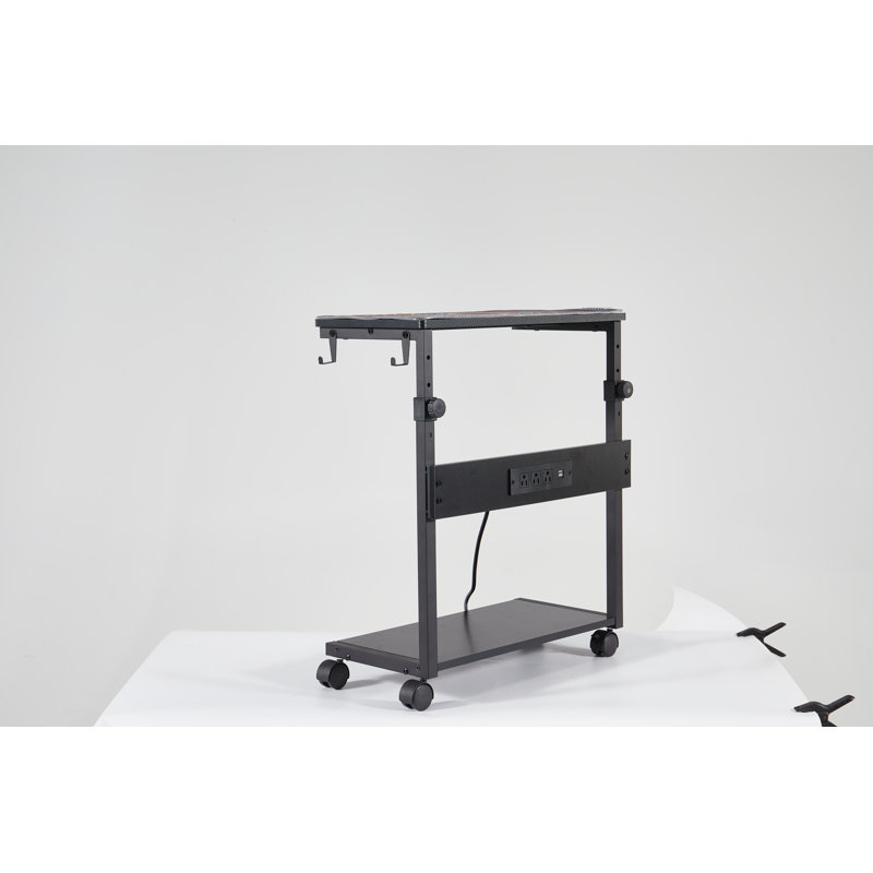 Cular Height Adjustable Computer Tower Stand