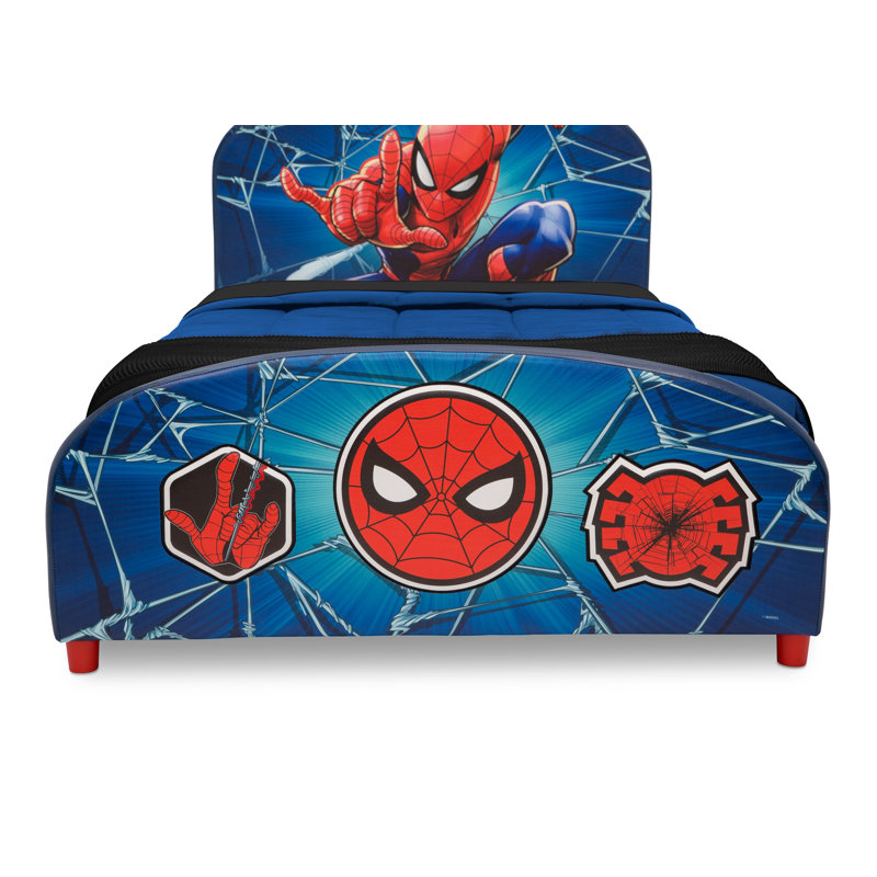 Delta Children Marvel Spider-Man Upholstered Twin Bed - Thumbnail 2