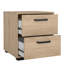 Sumehra 40.2cm W Plywood / Laminate Board Bedside Table-199457642