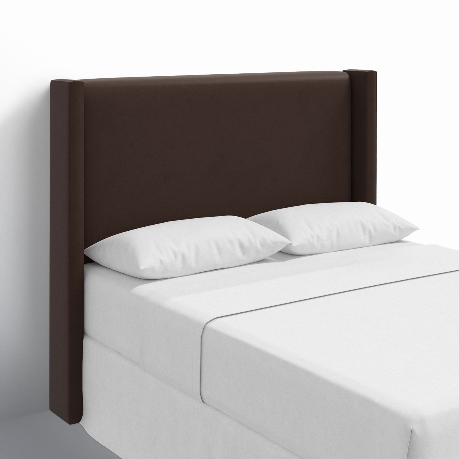 Hanson Pine Headboard, California King, Classic Chocolate Velvet