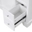 Meuble-lavabo de 30 po avec comptoir d'évier, meuble-lavabo avec porte et deux tiroirs, panneaux de fibres à densité moyenne, bois massif, un paquet, blanc (ancien numéro de référence: N725P198484K)