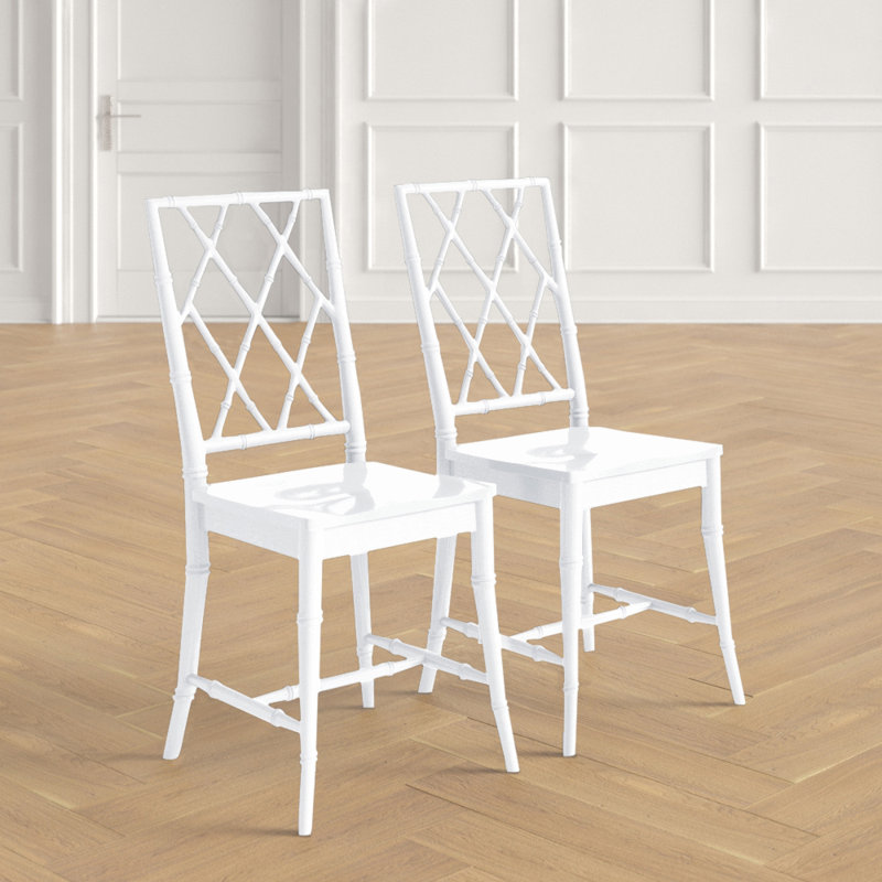 Chaise d'appoint Janae, blanc
