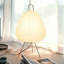 Lampe de table en papier blanc, base trépied, 1 ampoule E26 3 couleurs incluse