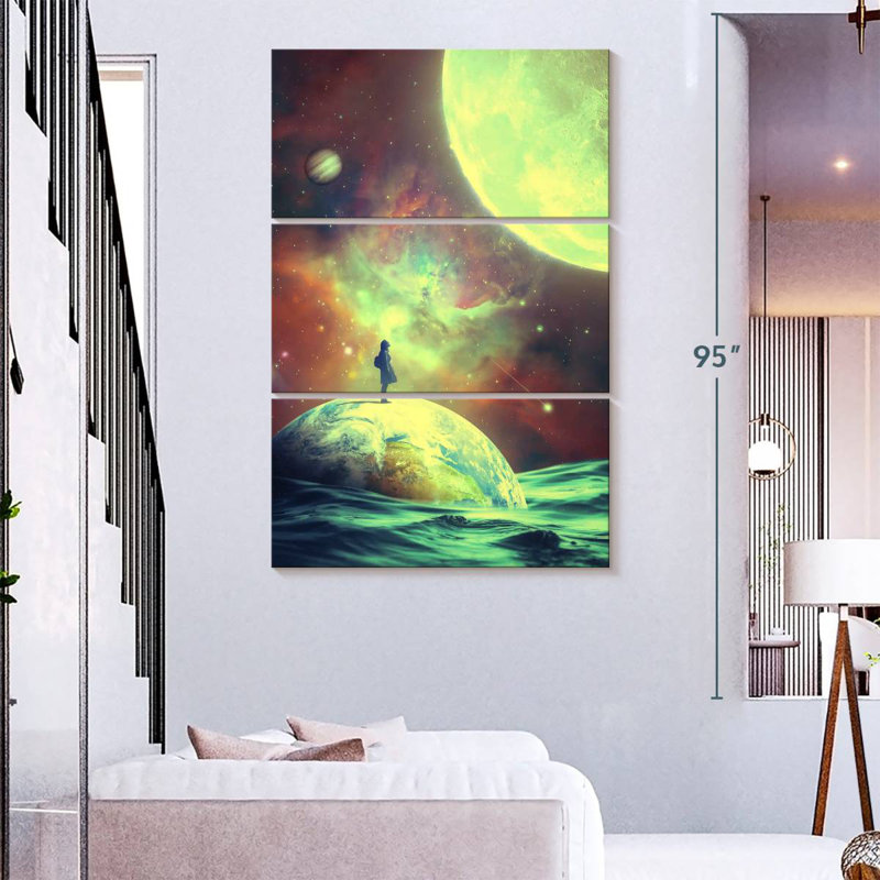 Kelan Moon Shine, 74" H x 48" W