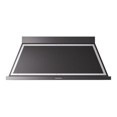 Hotte murale ILVE Nostalgie II Series de 60 pouces avec débit d'air de 850 pi³/min (noir brillant)