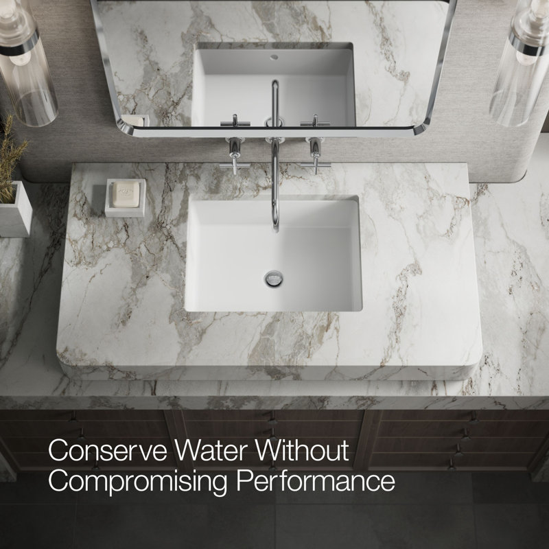 Purist® Wall Mounted Bathroom Faucet, Polished Chrome, Cross Handle