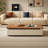 Modern rectangular storage coffee table