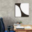 «Curvilinear V» par Chris Paschke, art mural sur toile-1093069283