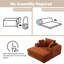 Fauteuil surdimensionné avec accoudoirs à compression de 52 po avec porte-gobelet et coussins-538817302