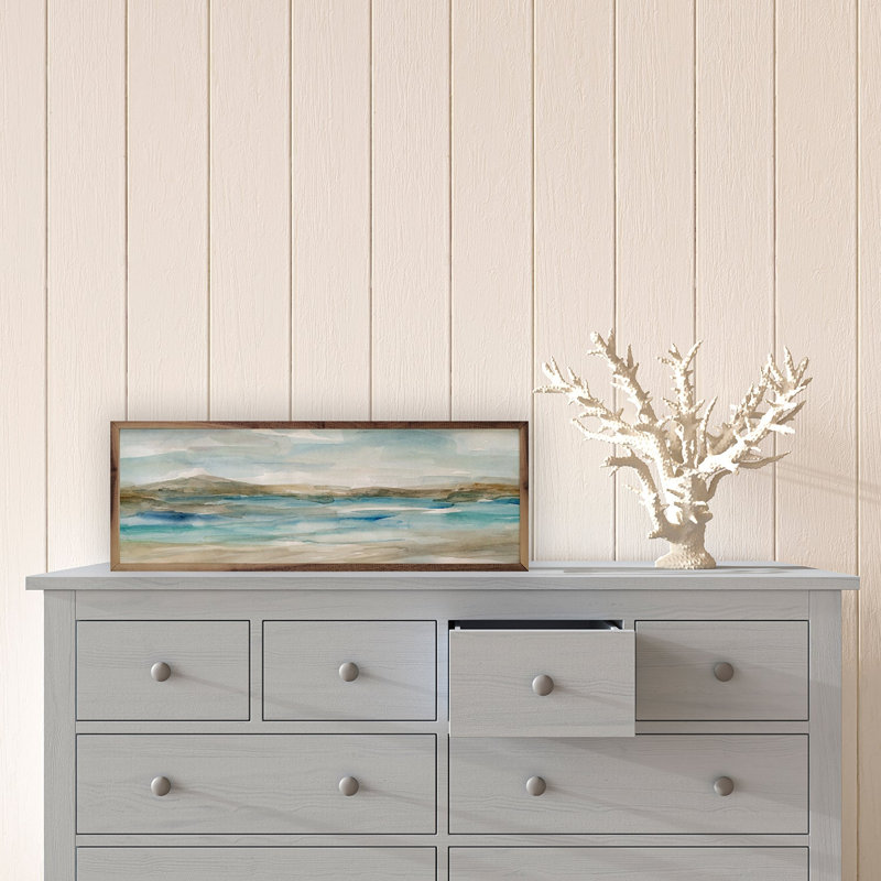 Peaceful Beach II par Carol Robinson, H 8 po x l 24 po