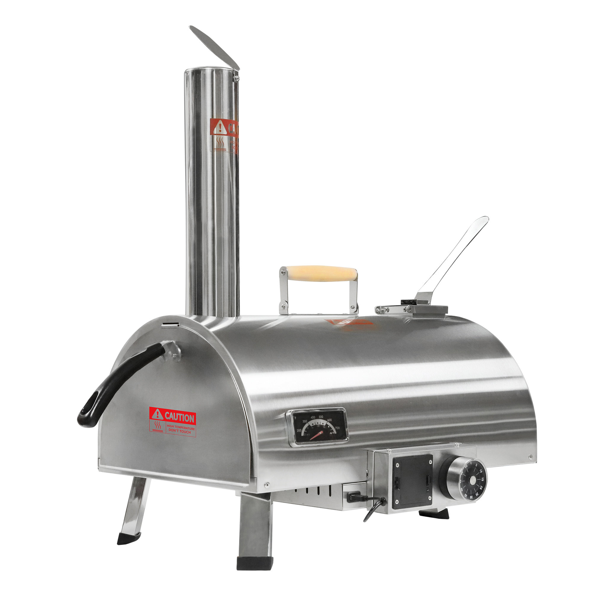 Primestok Stainless Steel Countertop Wood Burning Pizza Oven | Wayfair