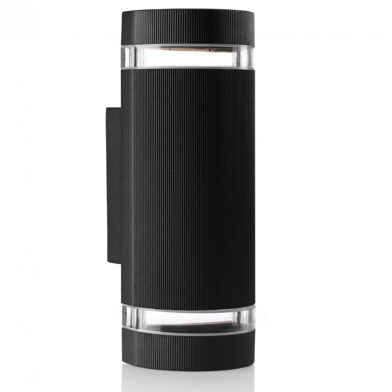 Gaspard 2 - Bulb 26cm H Outdoor Flush Mount, Black