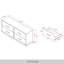 Commode 4 tiroirs Torrin