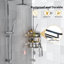 Lobel Adhesive Stainless Steel Shower Shelf-2103806476