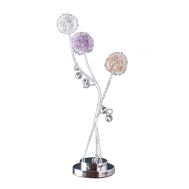 Lampe de table 28 po 3 en aluminium à DEL Zeus
