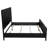 Traequan Wood Eastern King Panel Bed Black-1140251792