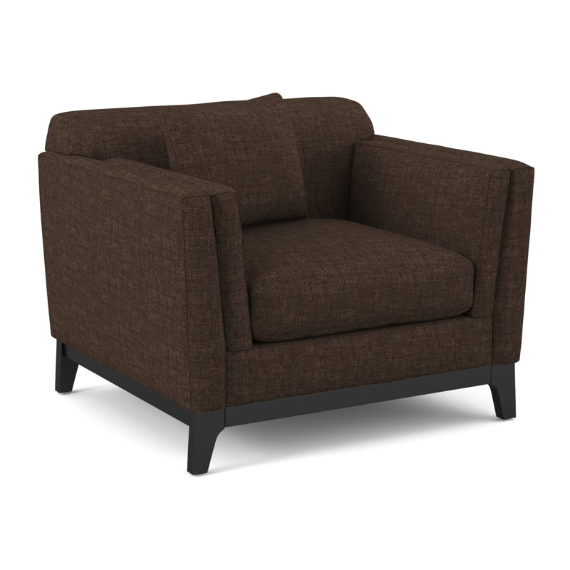 Zabriel capitonné de 42 po de largeur, Chenille Napa Brown