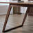 Modern Rectangular Black Walnut Solid Wood Desk-238148414