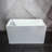 47'' x 27.5'' Freestanding Soaking Acrylic Bathtub