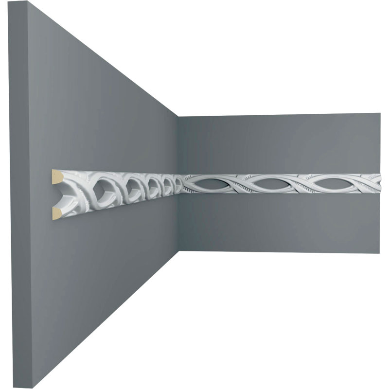 Medway 1'' H x 94.5'' W x 0.5'' D Urethane Wall Nice / Cove